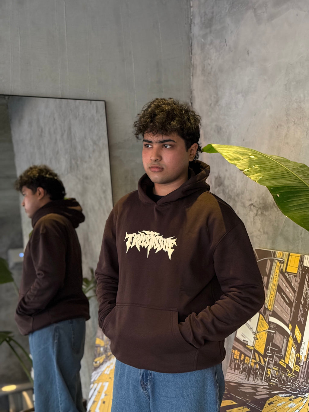 Trust Issues Unisex Limited Edition Hoodie-Cocoa Brown