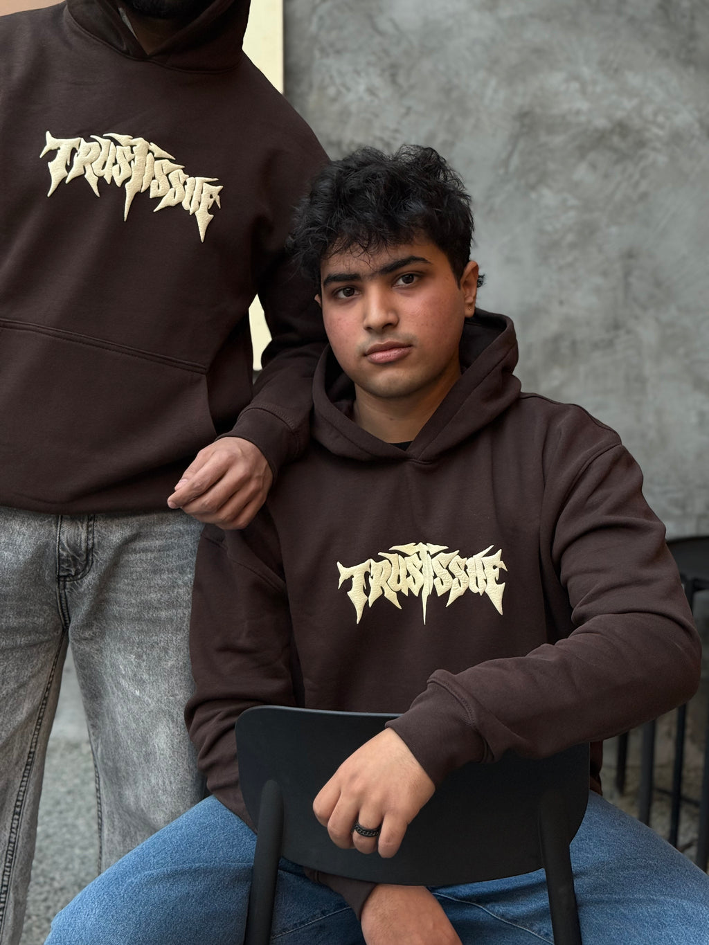 Trust Issues Unisex Limited Edition Hoodie-Cocoa Brown